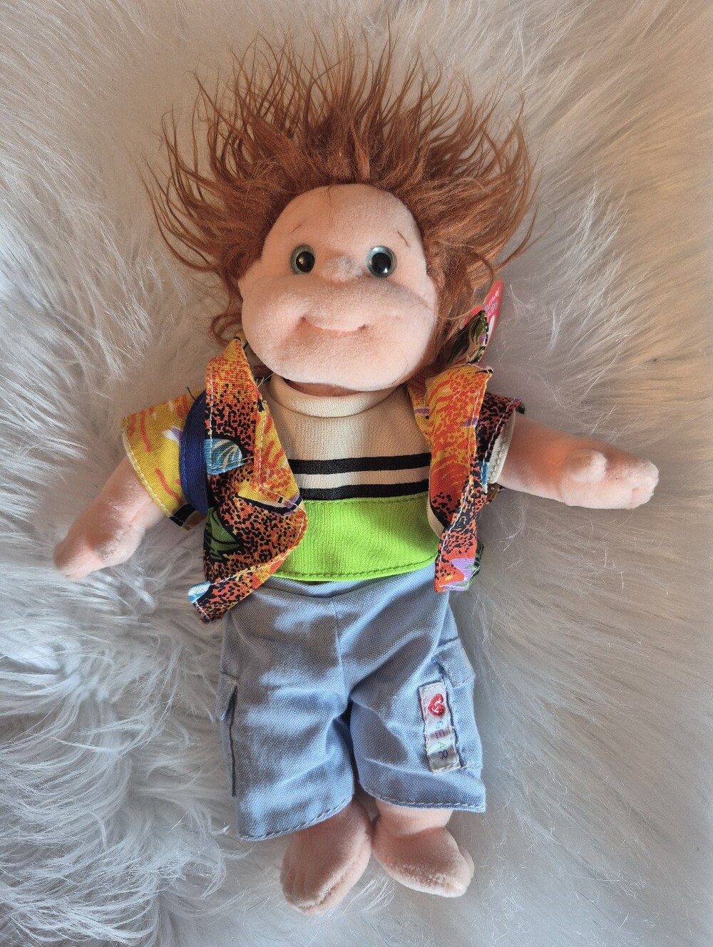 Ty Beanie Kids Collection "Ginger" Plush Toy Bday June 12 1992
